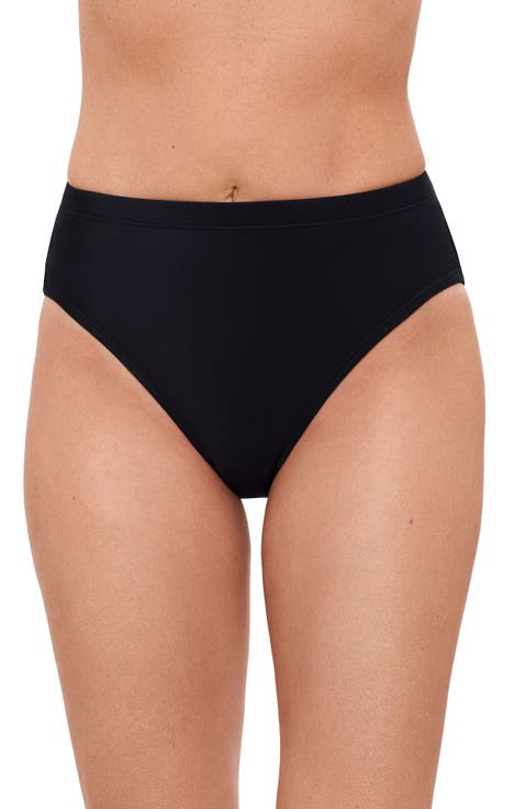 Mid Rise Tummy Control Brief Swimsuit Bottom