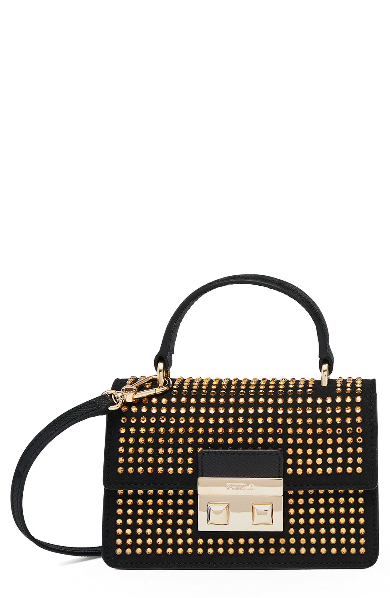 Furla Bella Mini Top Handle Satchel, Main, color, 