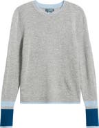 Griffen Play Colorblock Wool & Cashmere Crewneck Sweater