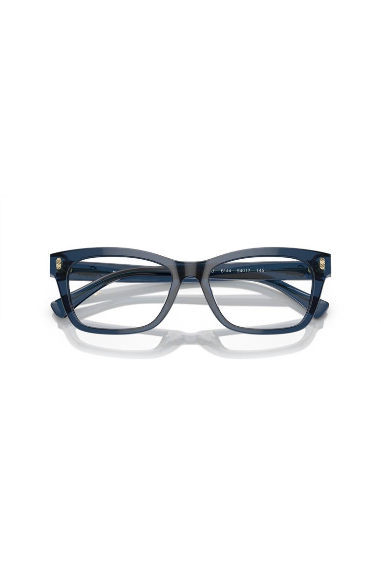 RALPH 54mm Rectangle optical glasses, Alternate, color, Blue