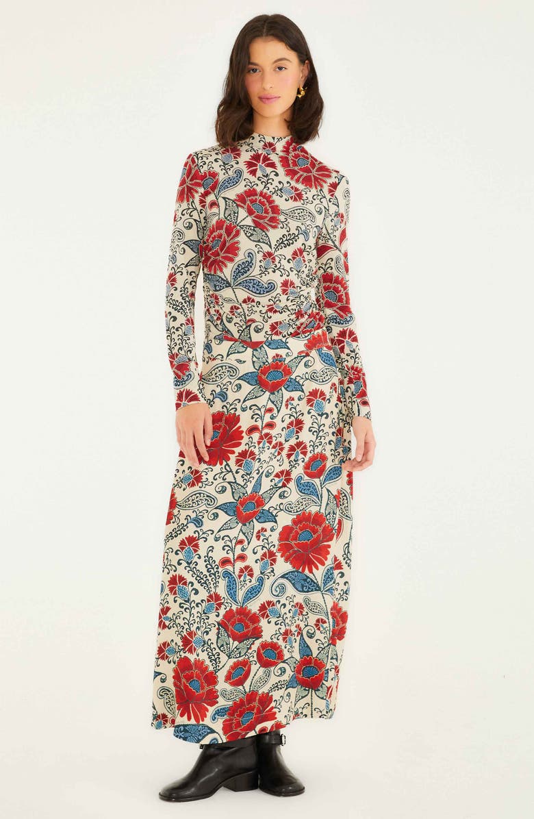 FARM Rio Francesca Sand Jersey Top, Alternate, color,