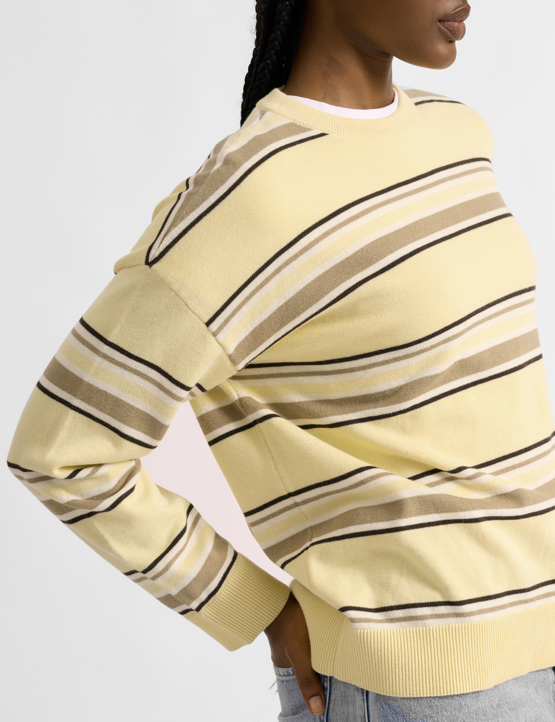 Stripe Cotton Jumper - image 2