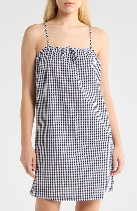Gingham Seersucker Chemise