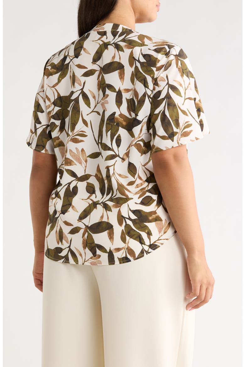 Flutter Sleeve Top, Alternate, color, WHITE DOVE MULTI