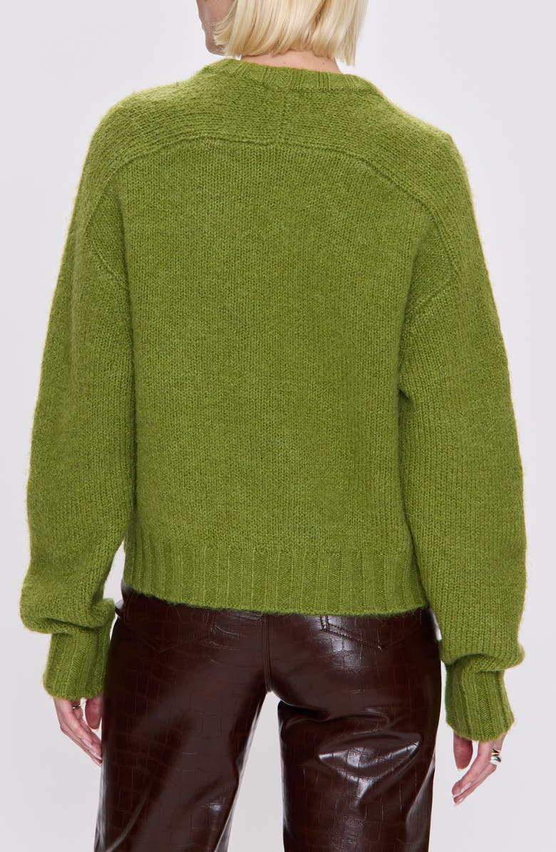 Pistola Adina Crewneck Sweater, Alternate, color, Pea Green
