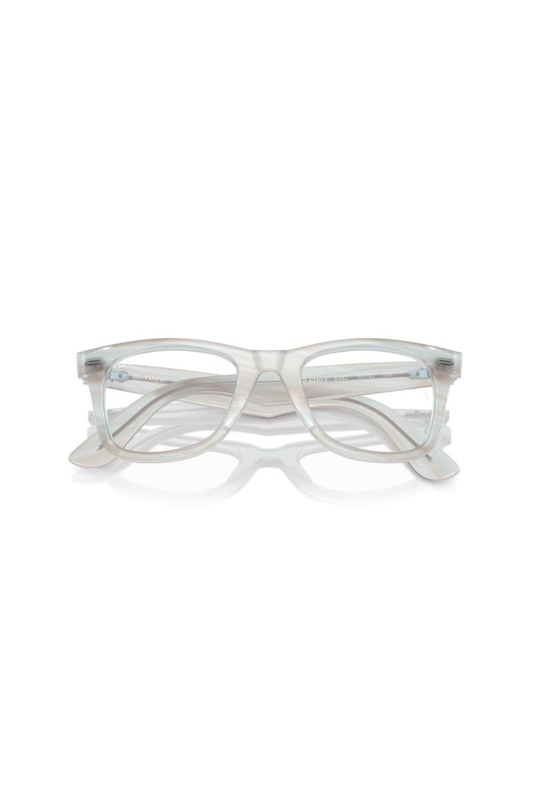 50mm Square optical glasses, Alternate, color, White