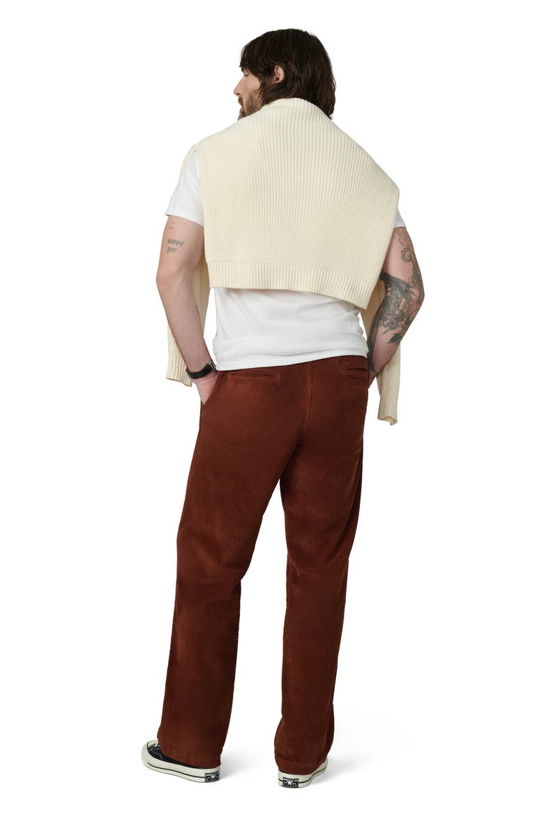 Relaxed Corduroy Pants, Alternate, color, MOCHA BISQUE