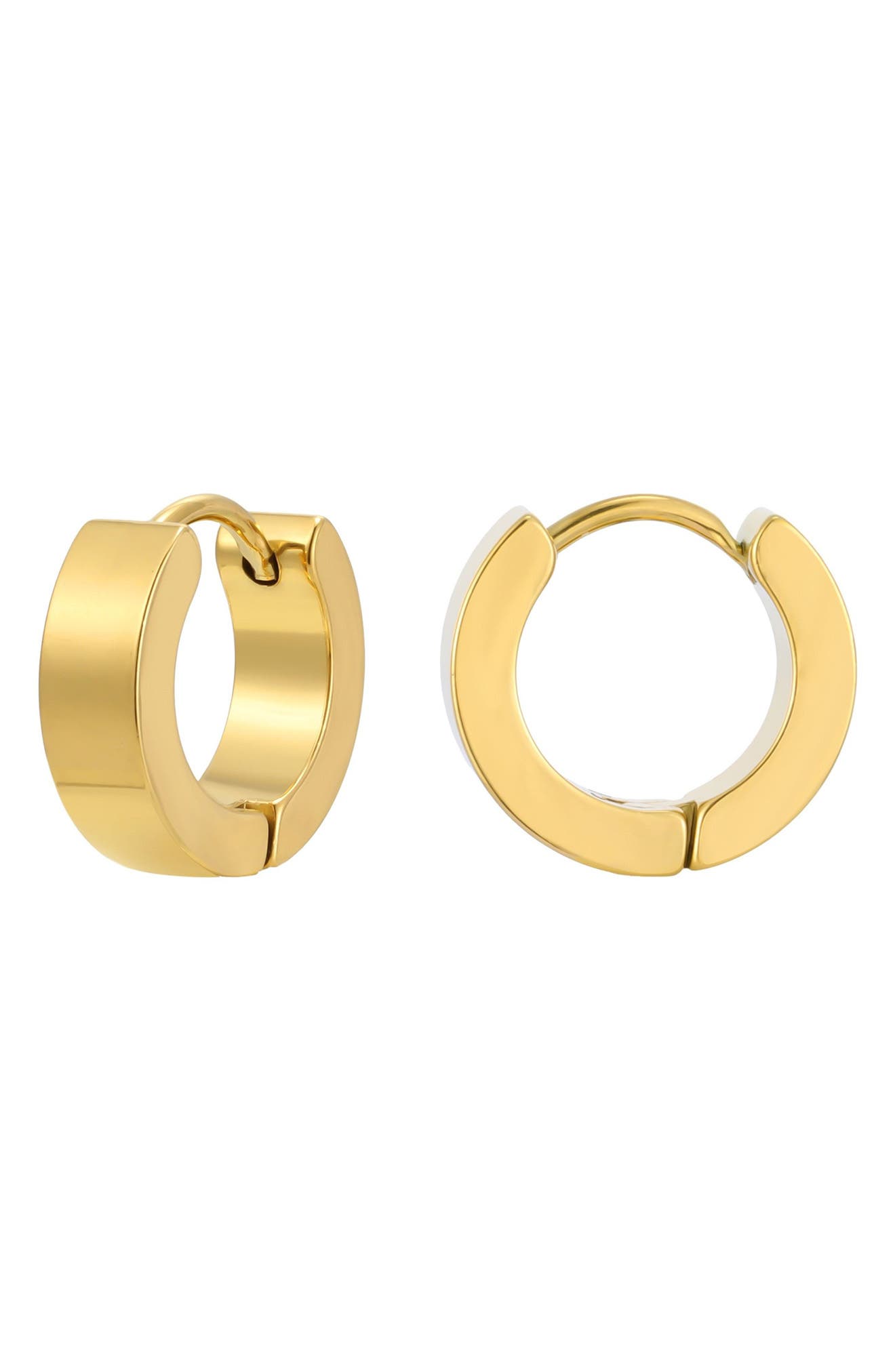 Men's Huggie Hoop Earrings