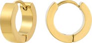 Adornia Men's Huggie Hoop Earrings