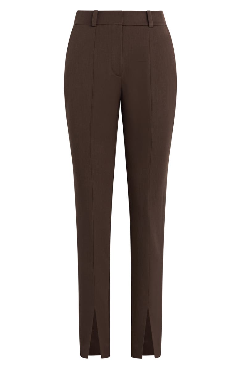 Favorite Daughter The Split Decision Slim Fit Pants, Alternate, color, Coffee