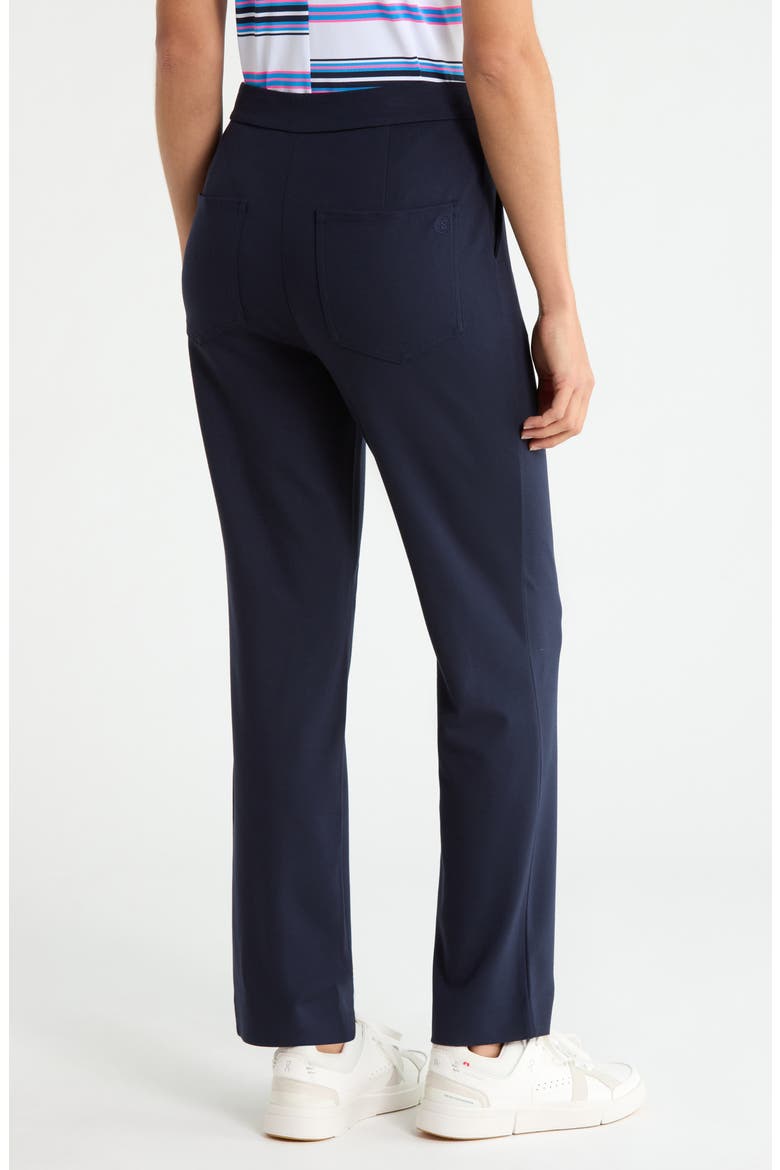 Ponte Slim Fit Trousers, Alternate, color, TWILIGHT