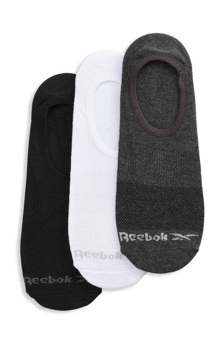 Reebok Big & Tall Vector 3-pk Sock Liners, Main, color, Multi