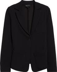 Emporio Armani Stretch One-Button Blazer