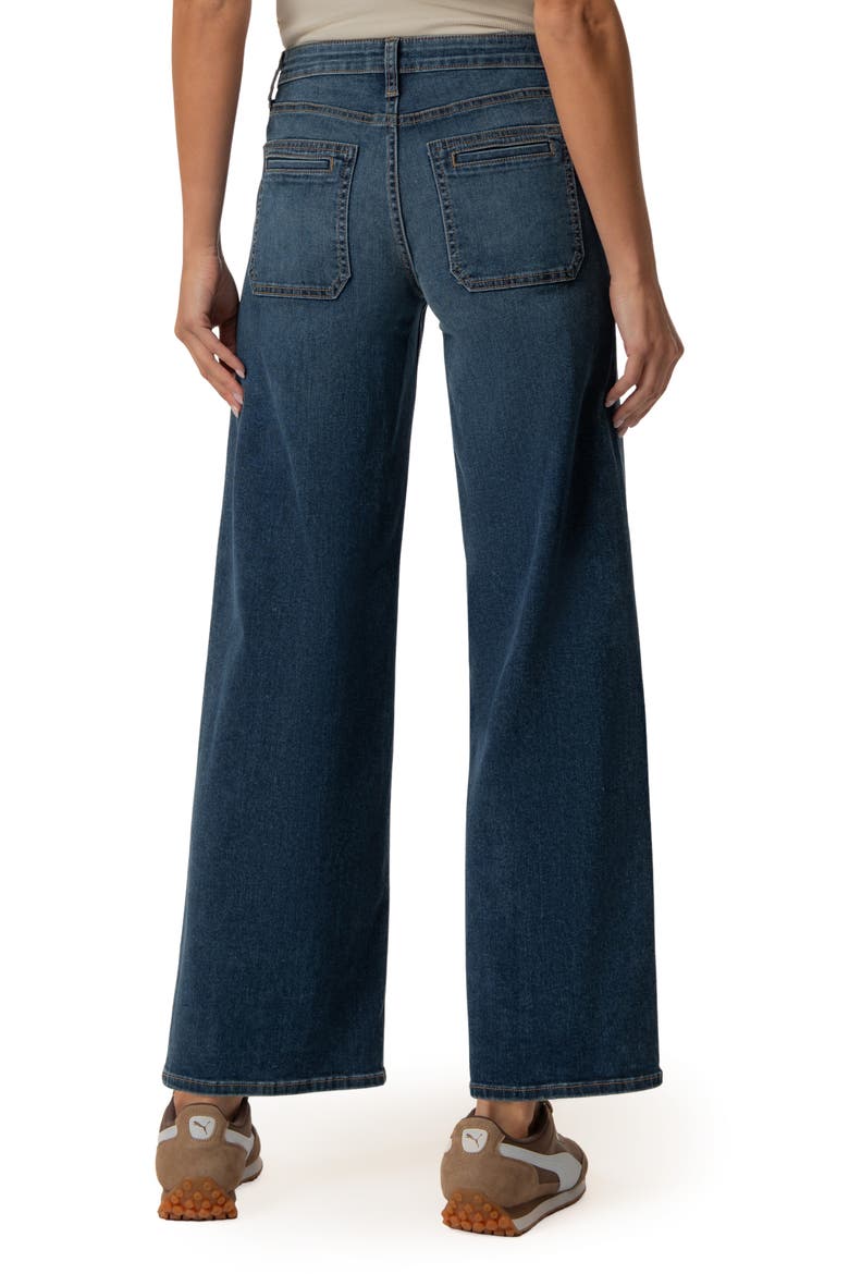 High Waist Wide Leg Ankle Jeans, Alternate, color, CHARMINGLY