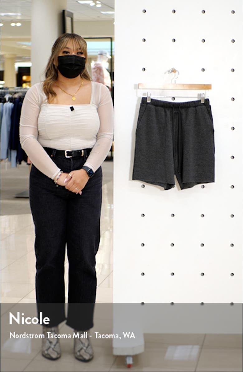 Raw Hem Sweat Shorts, sales video thumbnail