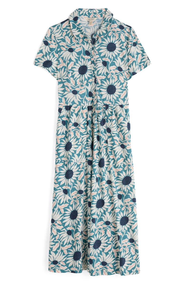 Seasalt Cornwall Mainland Floral Print Shirtdress, Alternate, color, Bold Sunflower Poseidon