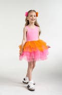 Mini Celebrities Peony Sleeveless Fluffy Tutu Dress