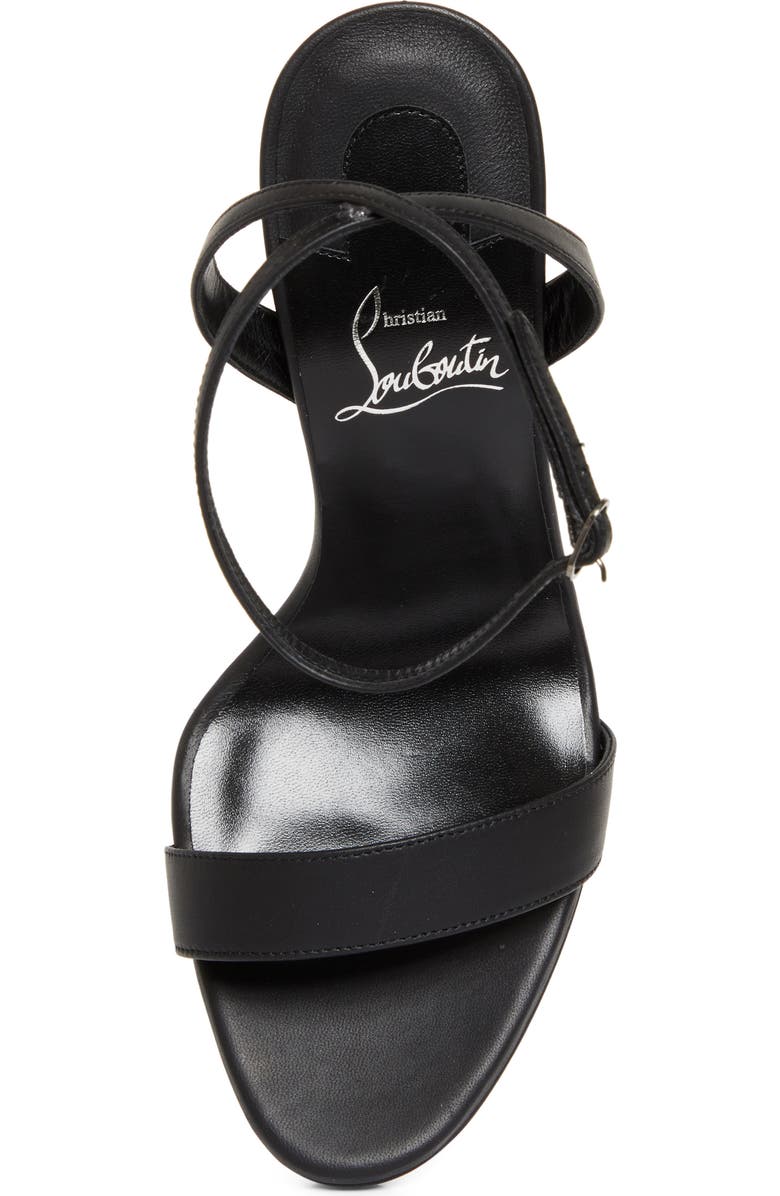 Christian Louboutin Miss Z Queen Sandal, Alternate, color, Black/ Lin Black