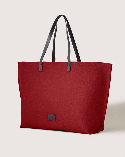Graf & Lantz Graf Lantz Hana Merino Wool Boat Bag In Red