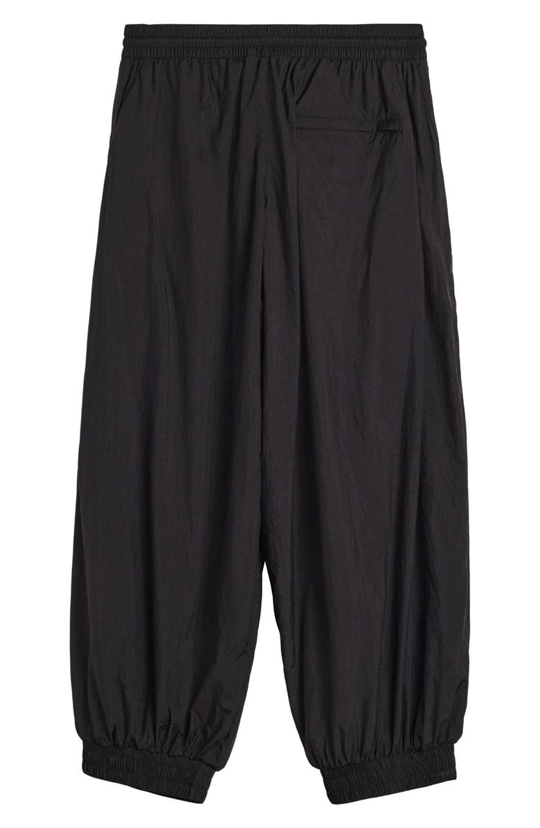 Y-3 Wide Nylon Track Pants, Alternate, color, Black
