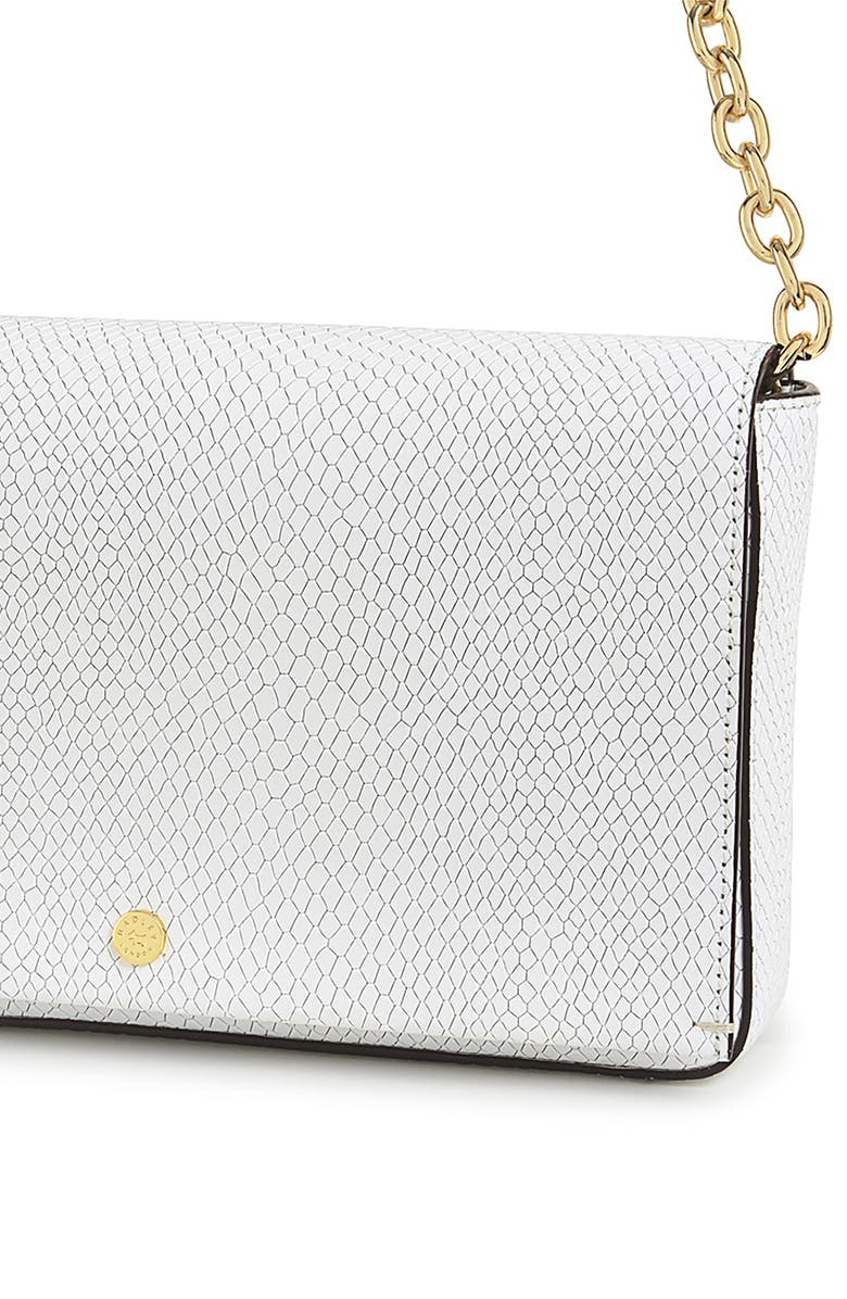 Radley Columbia Leather Wallet On A Chain, Alternate, color, Bright White