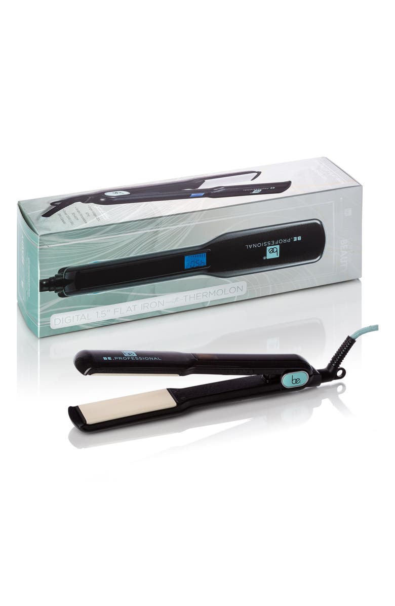 CORTEX BEAUTY 1.5-Inch Thermolon Digital Flat Iron, Alternate, color,