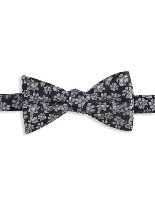 Synrgy By Dxl Big & Tall Flowers In Bloom Bow Tie In Black