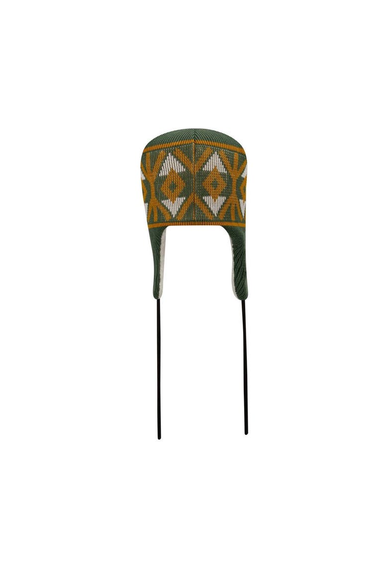 Men's New Era Green Portland Timbers Logo Trapper Knit Hat, Alternate, color, Green