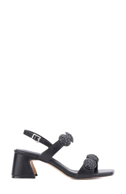 Torgeis Felicia Square Toe Sandal In Black