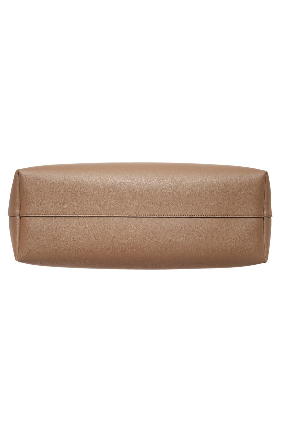 Shopping Leather Tote, Alternate, color, TAUPE