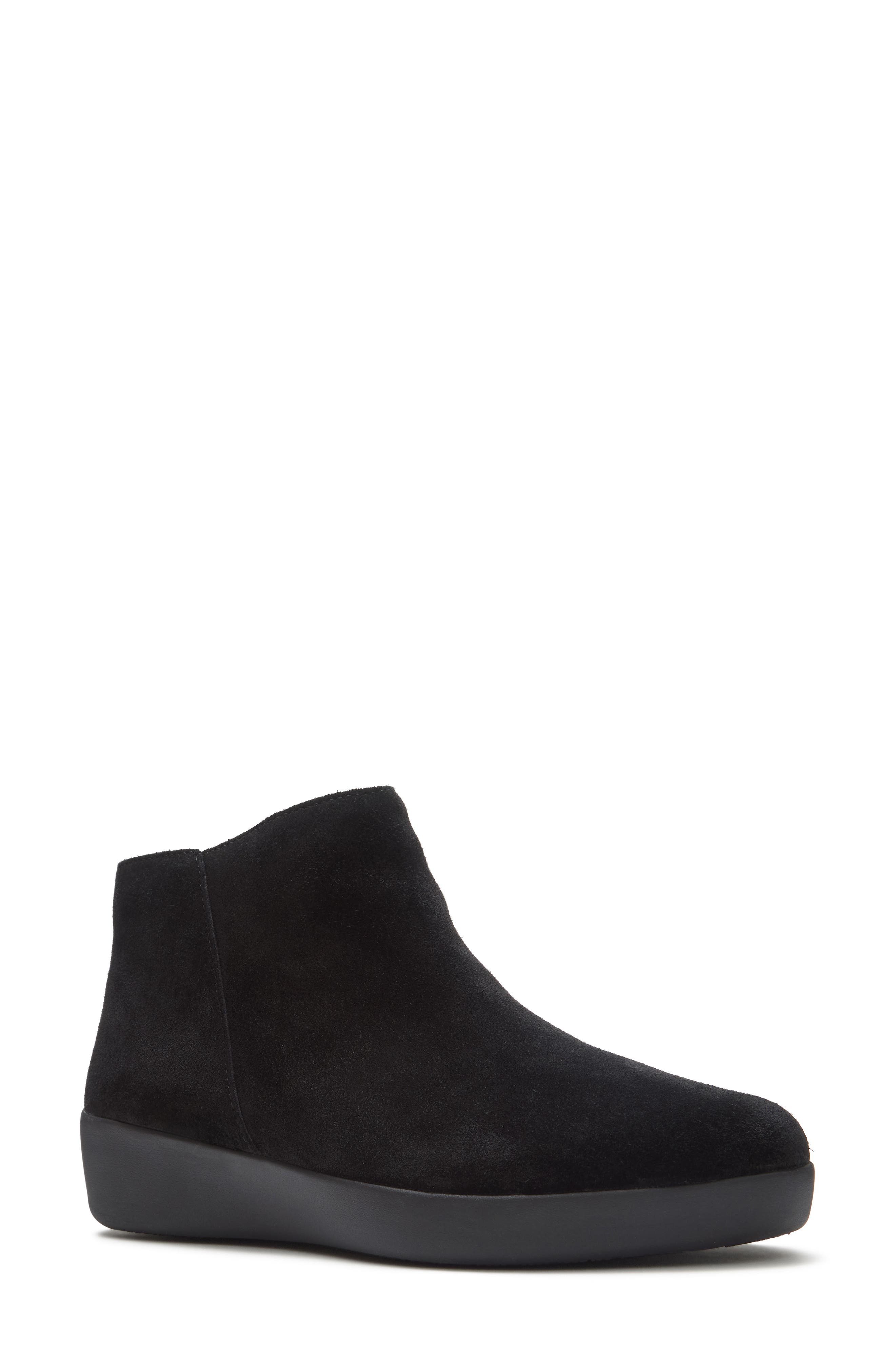 Flowform Bootie, Main, color, ALL BLACK