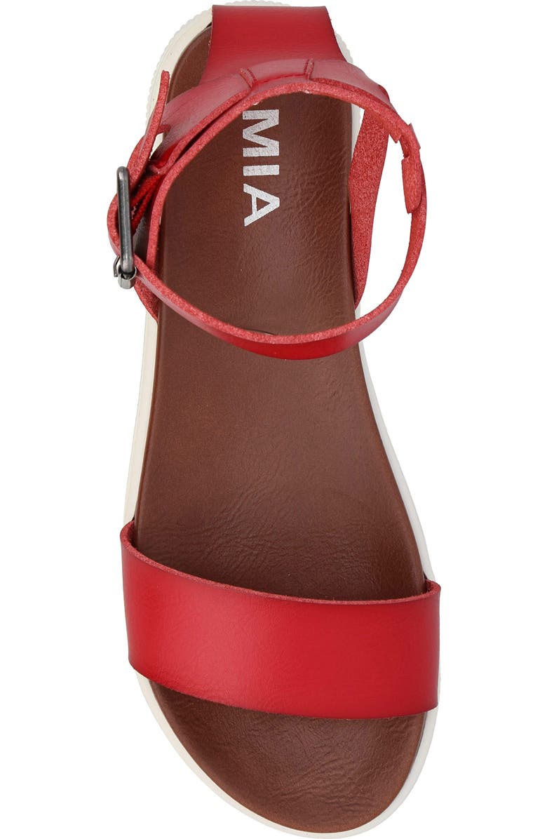 MIA Ellen Platform Sandal, Alternate, color, Red