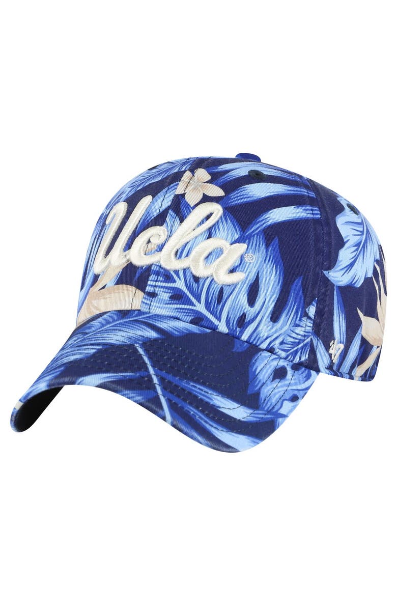 '47 Men's '47 Blue UCLA Bruins Tropicalia Clean Up Adjustable Hat, Main, color, 