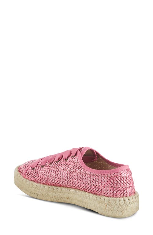 Azura By Spring Step Cheryll Espadrille Sneaker In Fuchsia