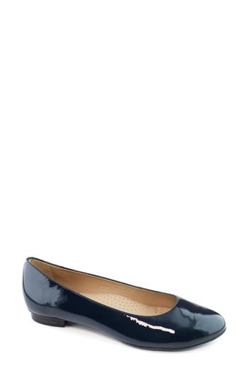 Marc Joseph New York Ferris Leather Ballet Flat In Blue
