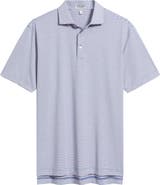 Peter Millar Owens Stripe Performance Jersey Golf Polo