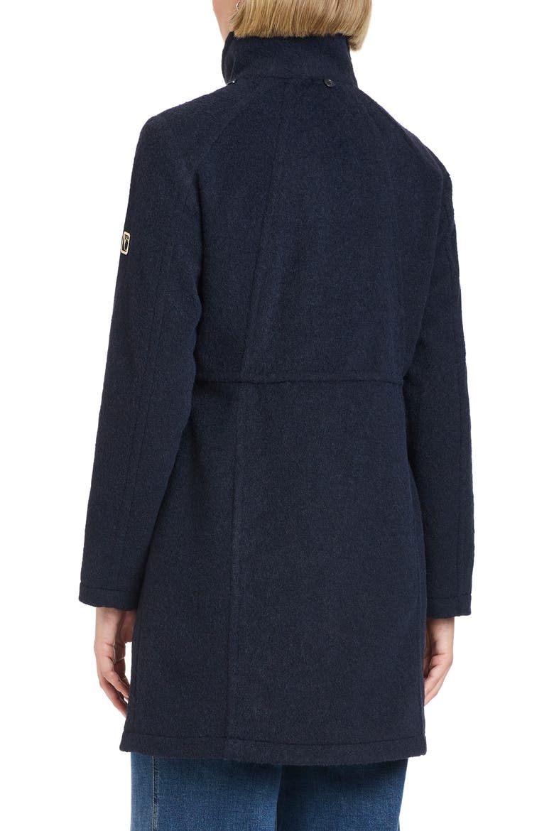 Walking Coat with Removable Hood, Alternate, color, NAVY