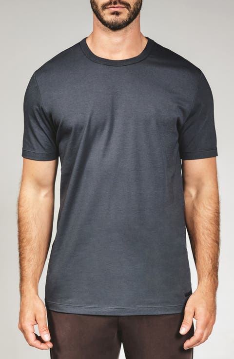 Stretch Cotton & Modal Performance Crewneck T-Shirt