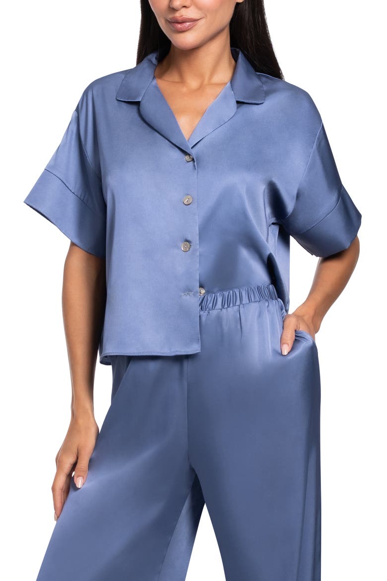 Pajama Pants Set, Alternate, color, DENIM
