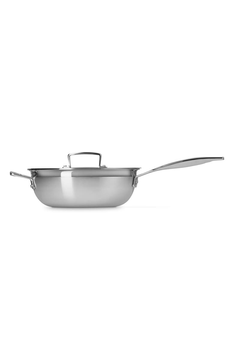 Le Creuset 3.5-Quart Classic Stainless Steel Chef's Pan, Alternate, color,