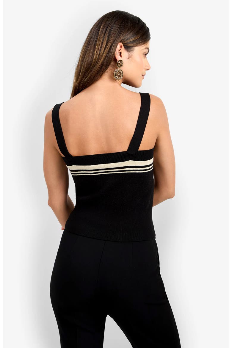 Casady Striped Cami, Alternate, color, Black