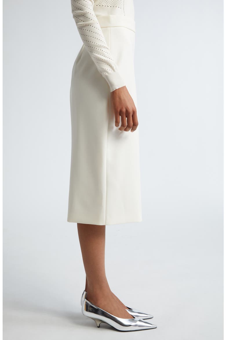 Lubiana Midi Pencil Skirt, Alternate, color, VANILLA
