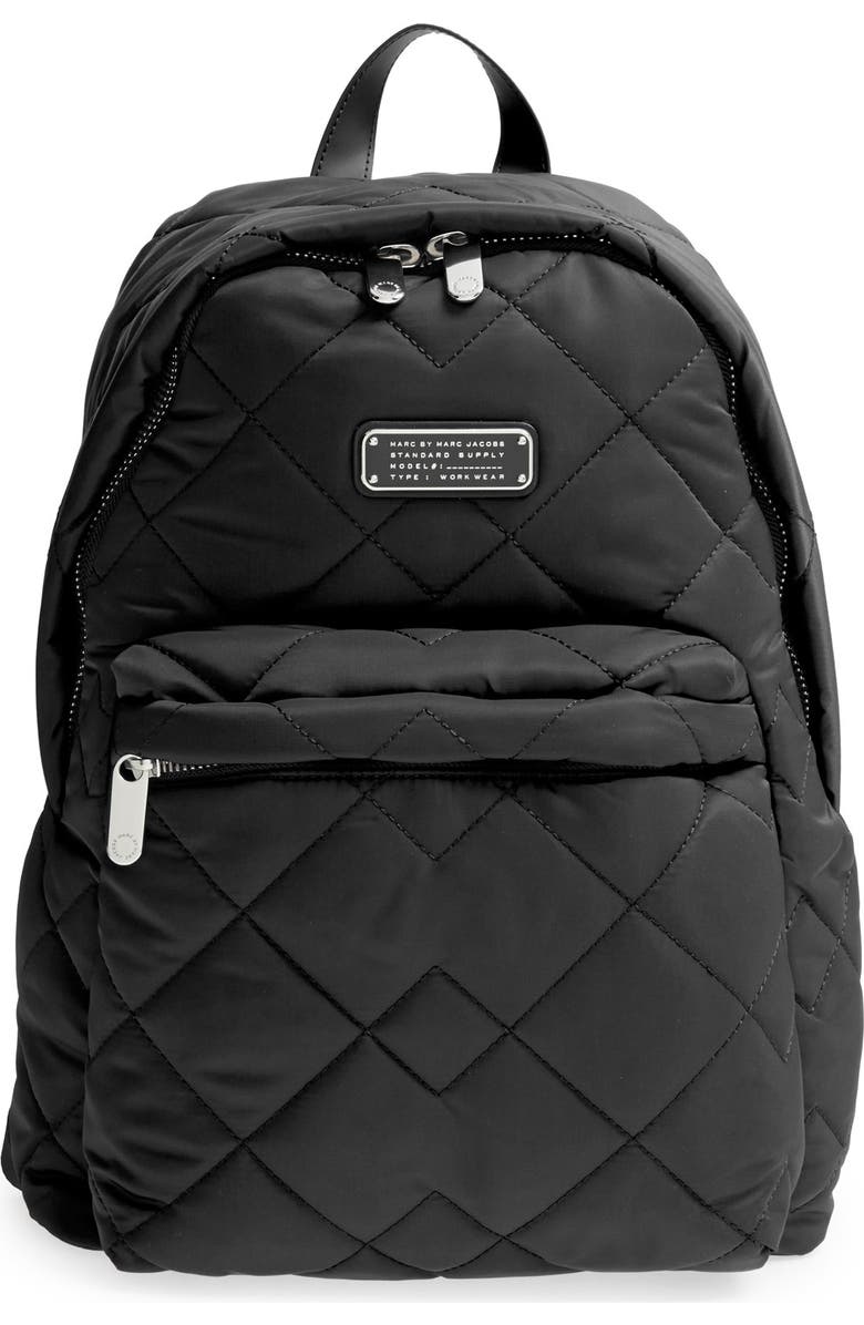 Marc Jacobs MARC BY MARC JACOBS 'Crosby' Quilted Nylon Backpack, Main, color,