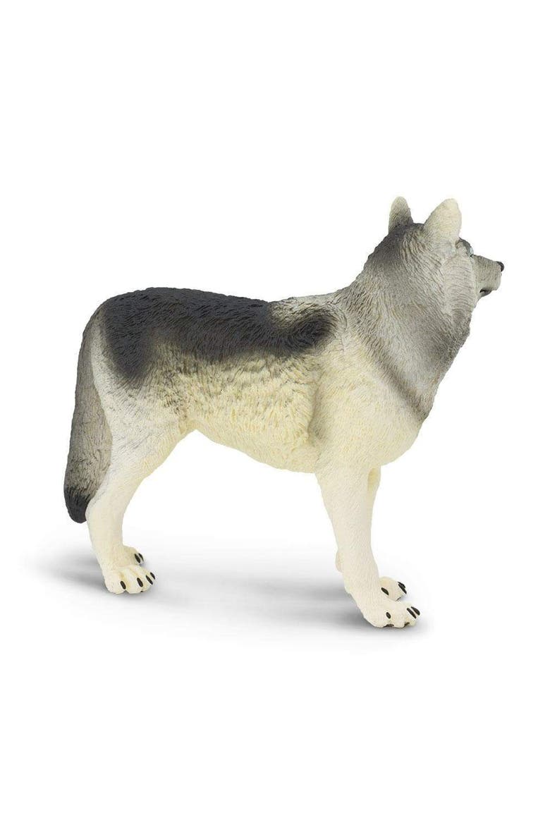Gray Wolf Toy, Alternate, color, No Color
