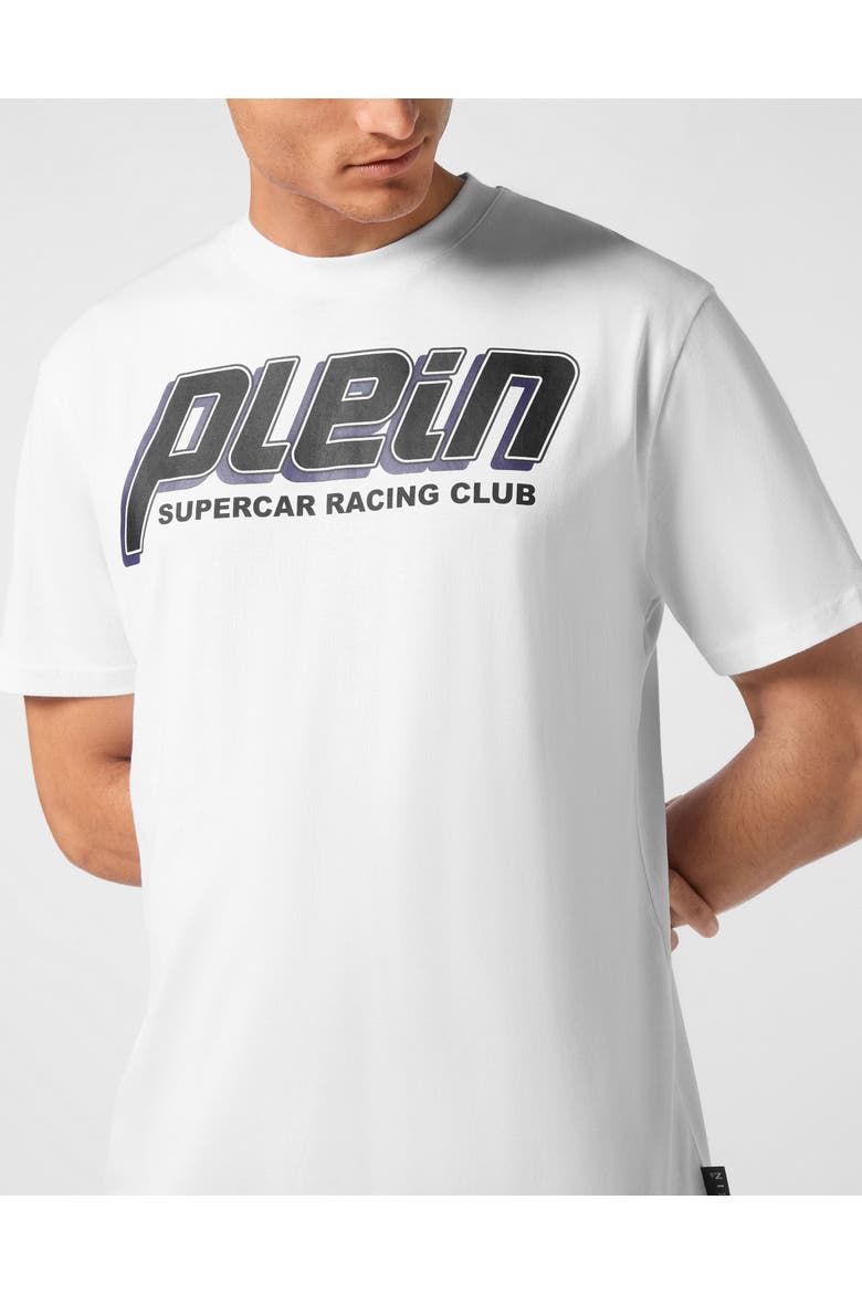 Jersey T-Shirt Round Neck Ss Racing Club Men, Alternate, color, white