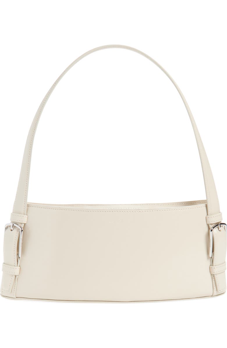 Coperni Ergonomic Leather East/West Shoulder Bag, Main, color, Beige Bei