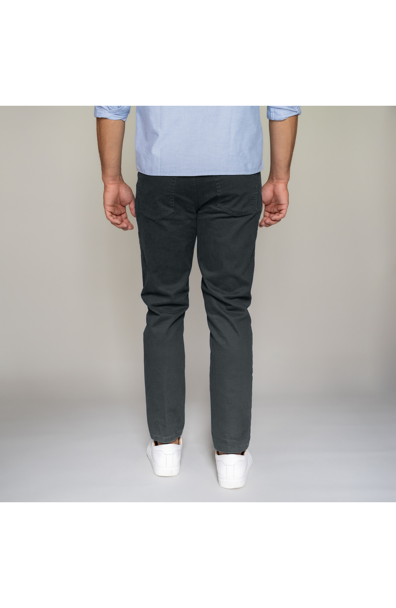 Peter Manning Italian 5-Pocket Pants, Alternate, color, Black