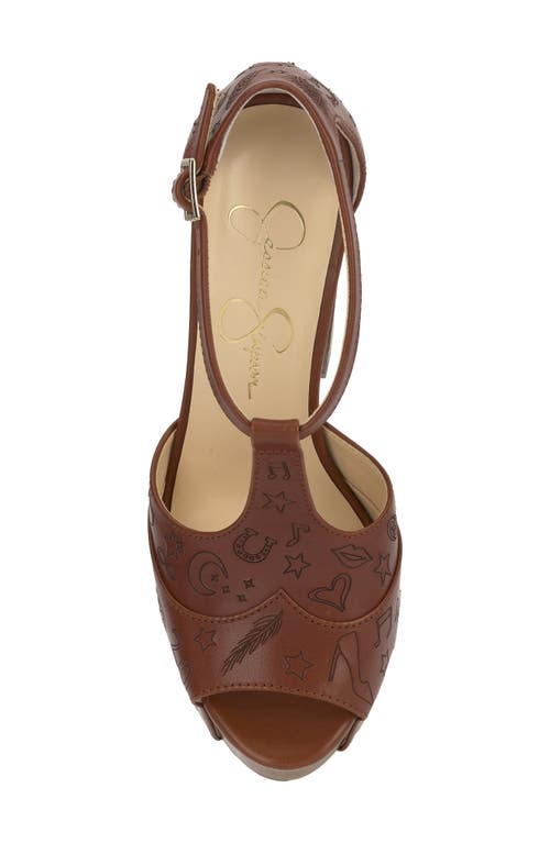Jessica Simpson Dany11 Platform Sandal In Brown