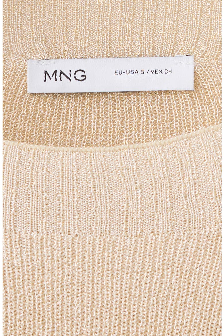 Metallic Sweater, Alternate, color, GOLD