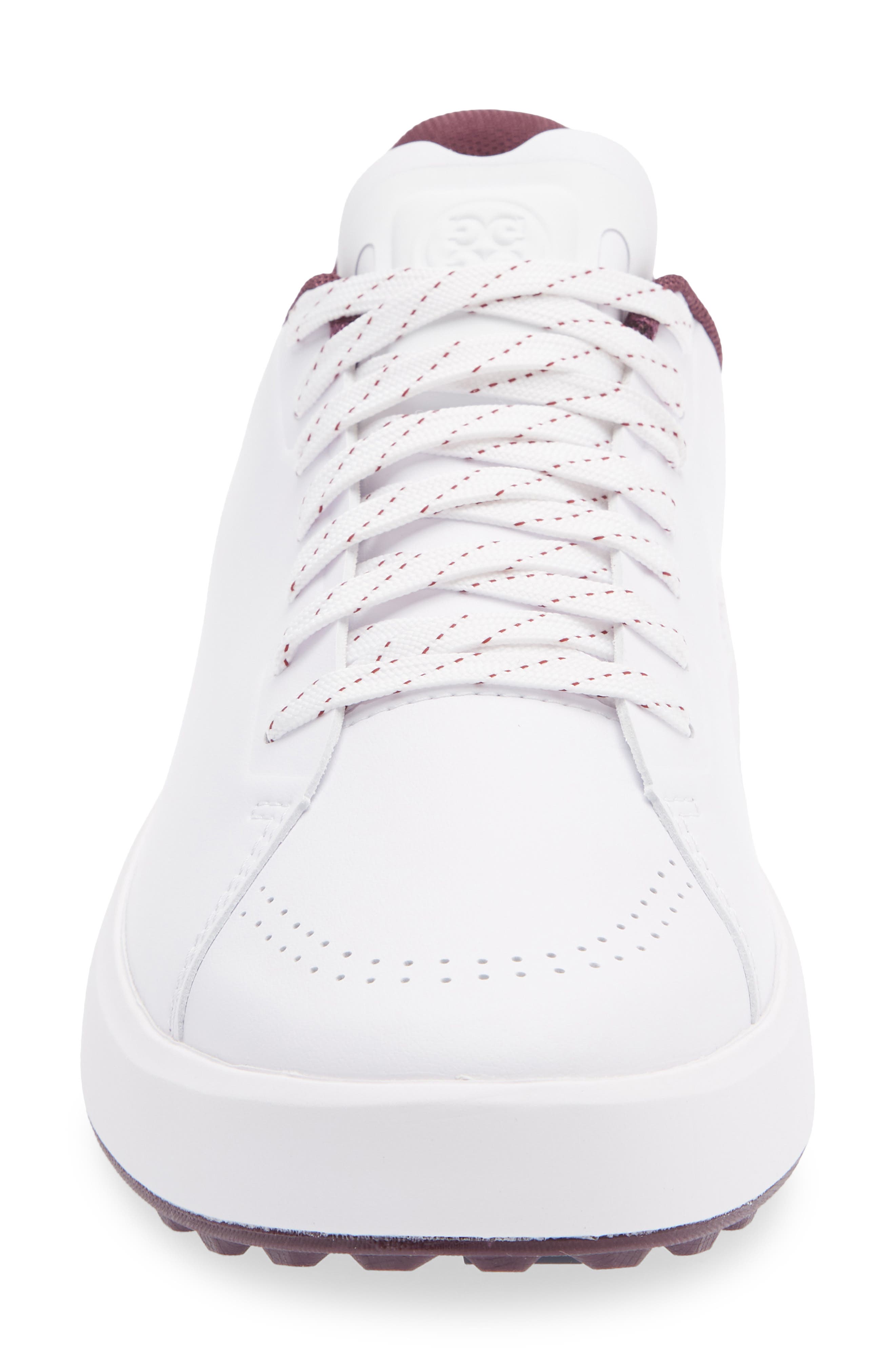 G.112 Hybrid Golf Shoe, Alternate, color, SNOW / DARK PLUM